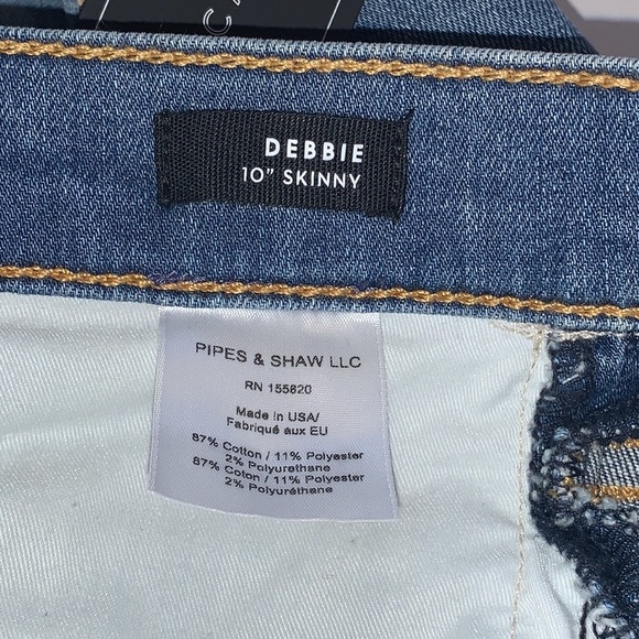 VERONICA Beard Blue Debbie 10” skinny with Tux in Grotto size 29 - Picture 13 of 16